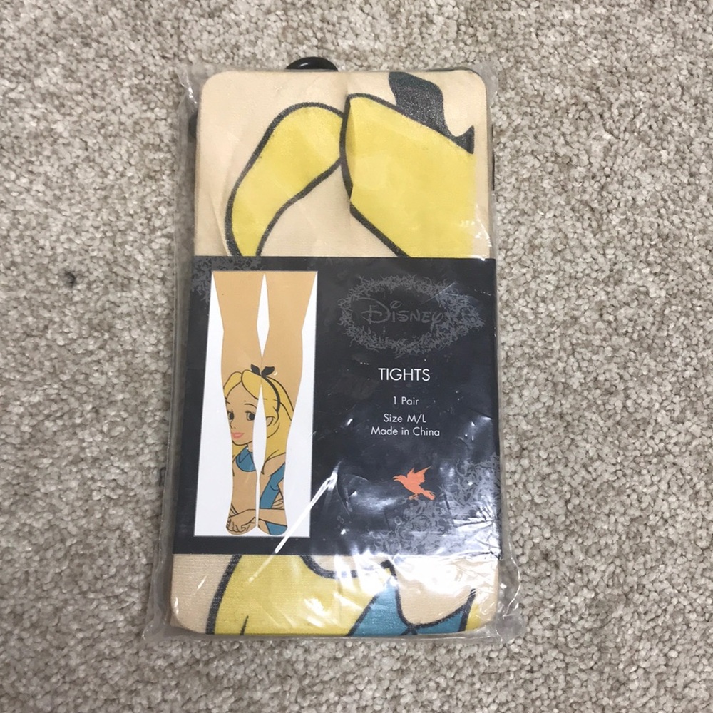 Disney Alice in Wonderland Tights Hot Topic M/L